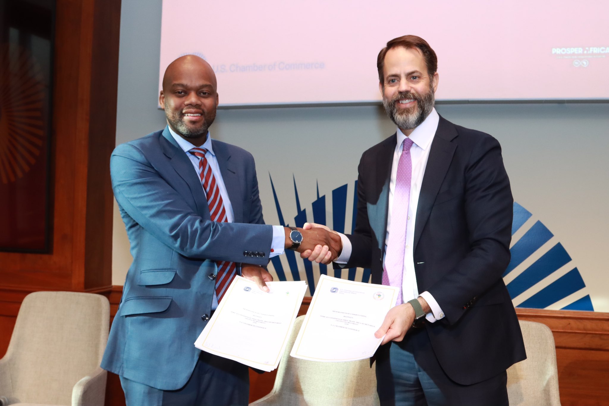 U.S. Chamber of Commerce's U.S.-Africa Business Center and the AfCFTA Secretariat engaged to promote trade and create better business environments